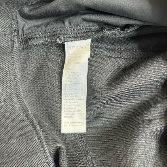 Spanx Jean-ish Ankle Leggings Black Jegging Pull On Skinny Women Small 20018R - Picture 10 of 16